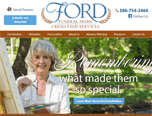 Tablet Screenshot of fordfuneralhome.org